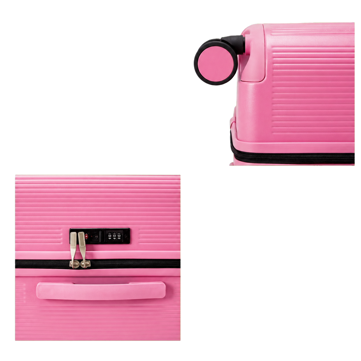 VORLIVA Ribbed Spinner Luggage