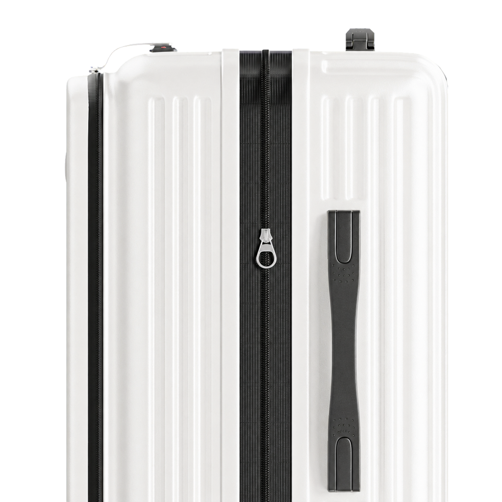 Expandable Front Opening Luggage with TSA Lock, Large Capacity Hard Shell Suitcase for Travel