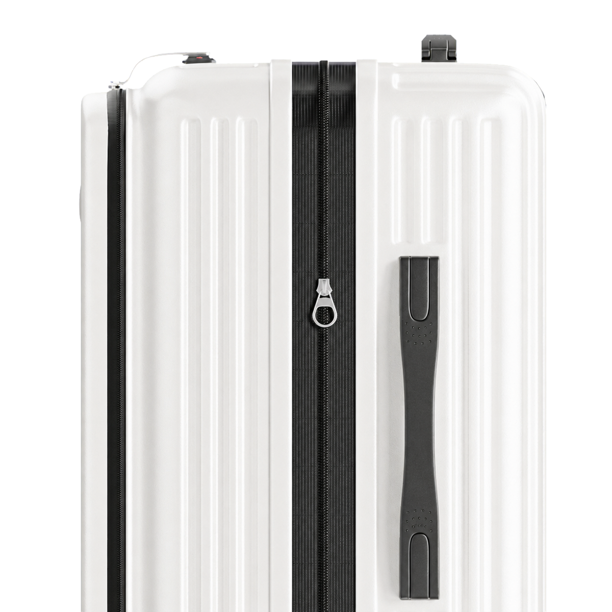 Expandable Front Opening Luggage with TSA Lock, Large Capacity Hard Shell Suitcase for Travel