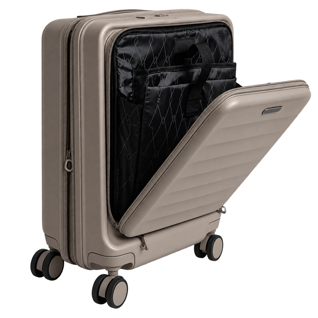 Front-Opening Hardside Rolling Luggage 20/24/28 Inch