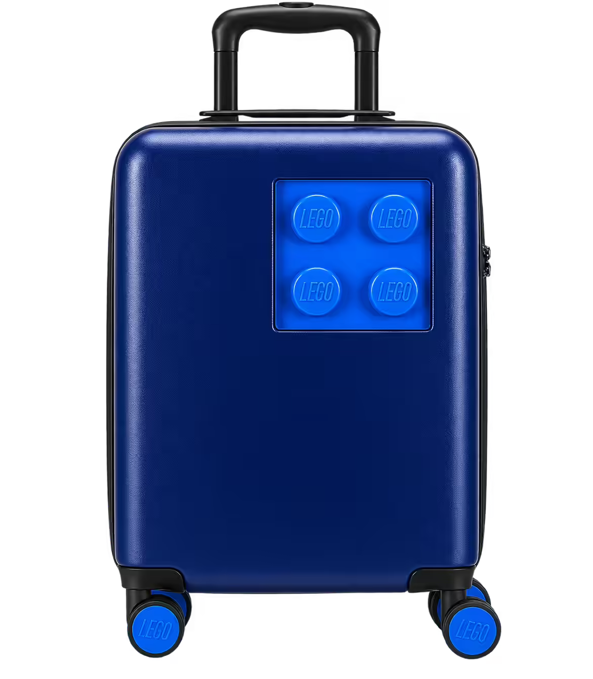 Kids Building Block Hardshell Carry-On Suitcase – 20 Inch Lightweight Spinner Luggage