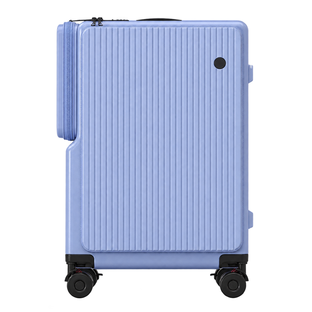 VORLIVA Smart Front Opening Carry On Luggage – Premium Expandable Hardshell Suitcase with Laptop Compartment & 360° Spinner Wheels