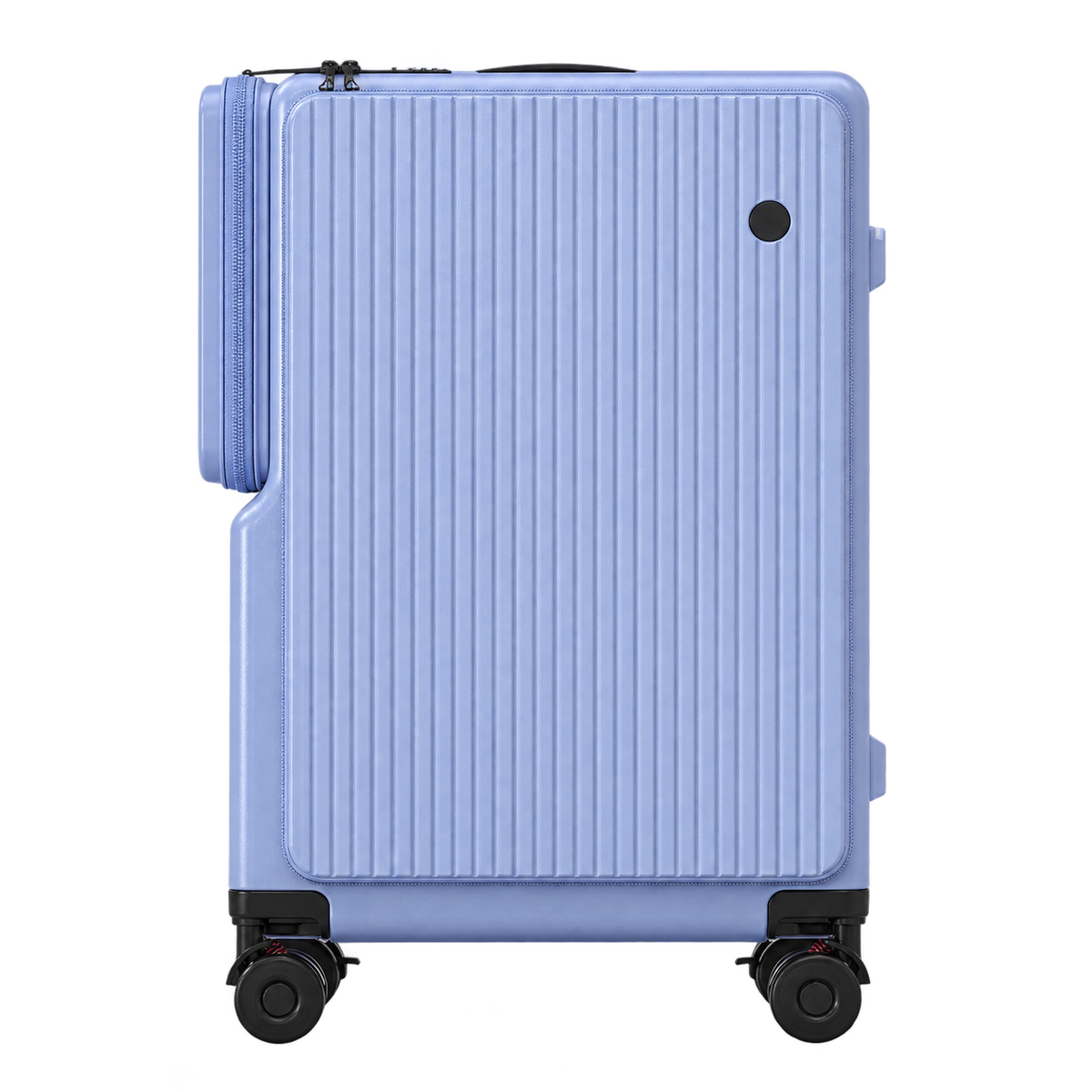 VORLIVA Smart Front Opening Carry On Luggage – Premium Expandable Hardshell Suitcase with Laptop Compartment & 360° Spinner Wheels