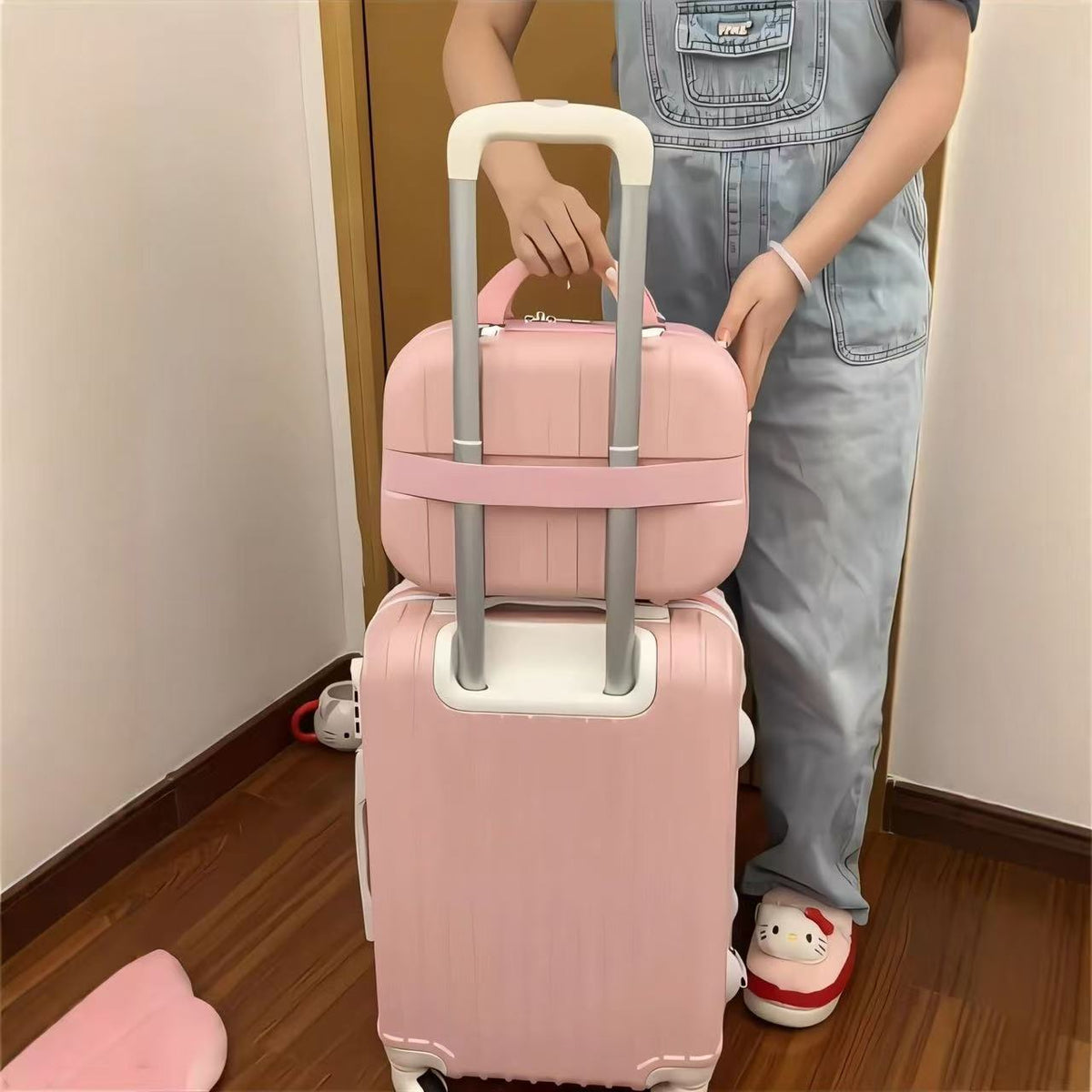 Cute Kitty Luggage Set with Carry-On Bag – 20, 24 & 26 Inch