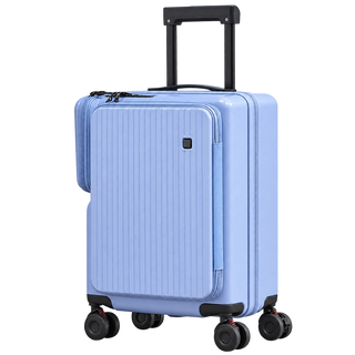 VORLIVA Smart Front Opening Carry On Luggage – Premium Expandable Hardshell Suitcase with Laptop Compartment & 360° Spinner Wheels