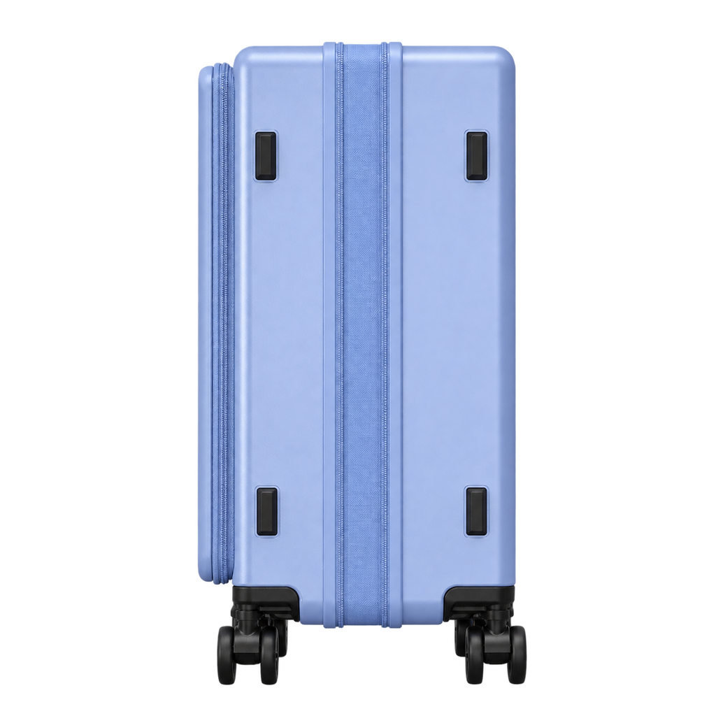 VORLIVA Smart Front Opening Carry On Luggage – Premium Expandable Hardshell Suitcase with Laptop Compartment & 360° Spinner Wheels