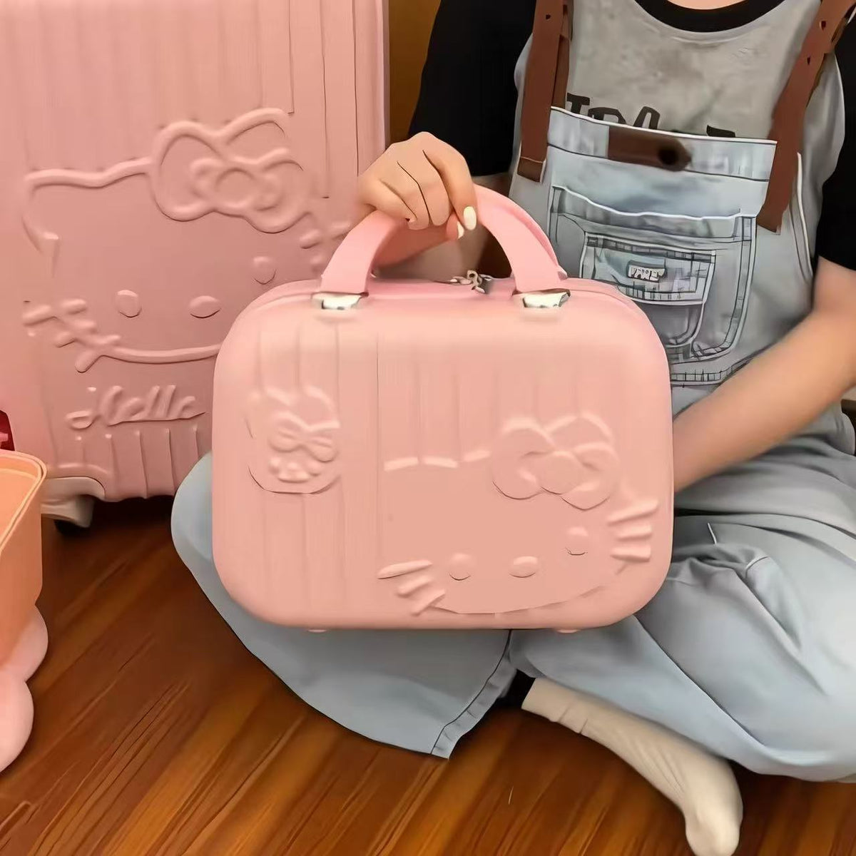 Cute Kitty Luggage Set with Carry-On Bag – 20, 24 & 26 Inch