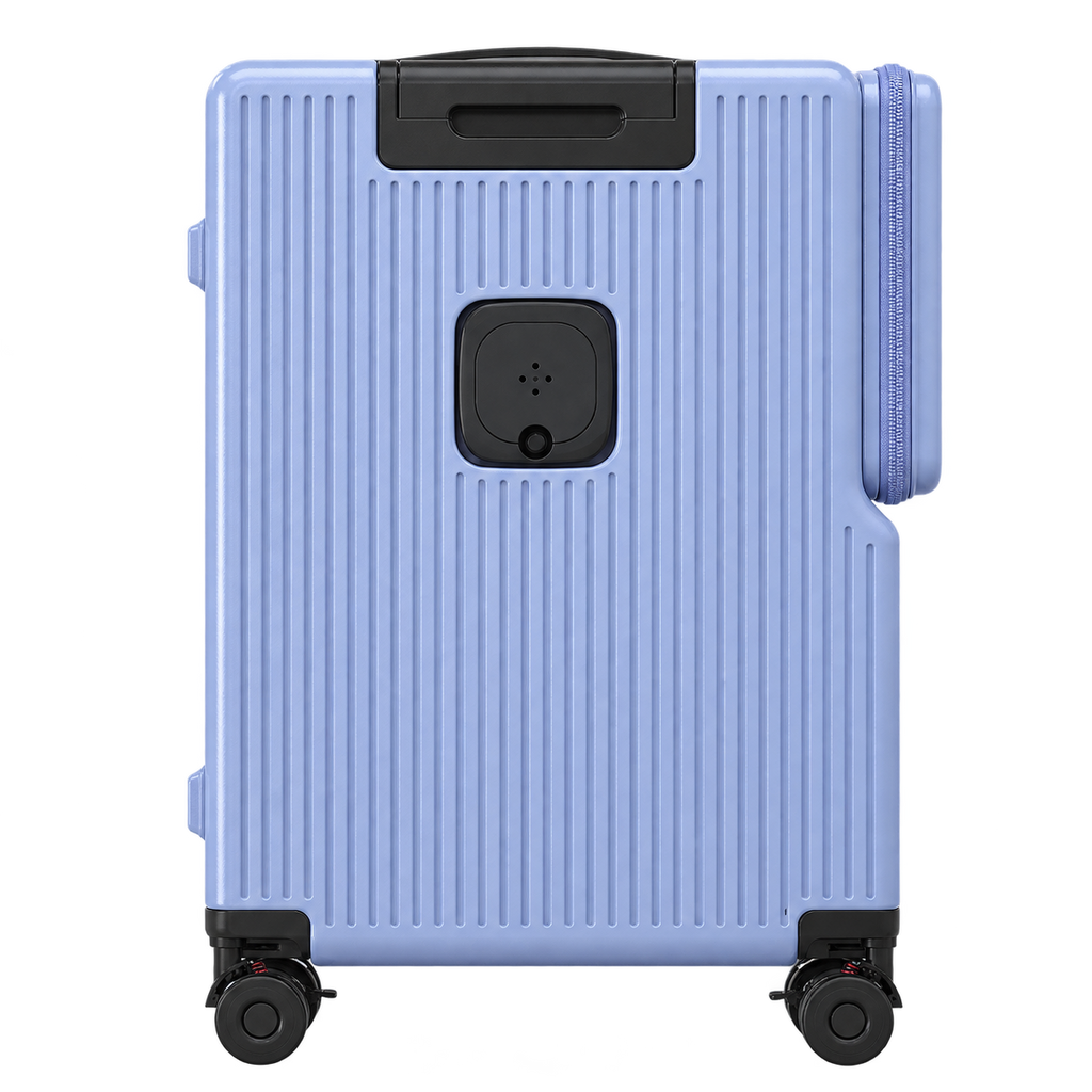 VORLIVA Smart Front Opening Carry On Luggage – Premium Expandable Hardshell Suitcase with Laptop Compartment & 360° Spinner Wheels