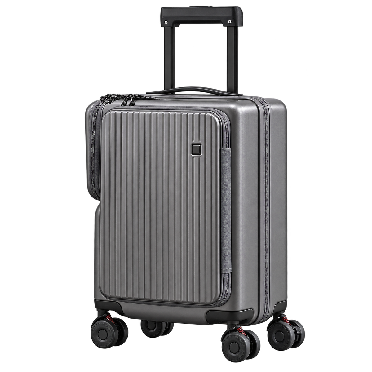 VORLIVA Smart Front Opening Carry On Luggage – Premium Expandable Hardshell Suitcase with Laptop Compartment & 360° Spinner Wheels