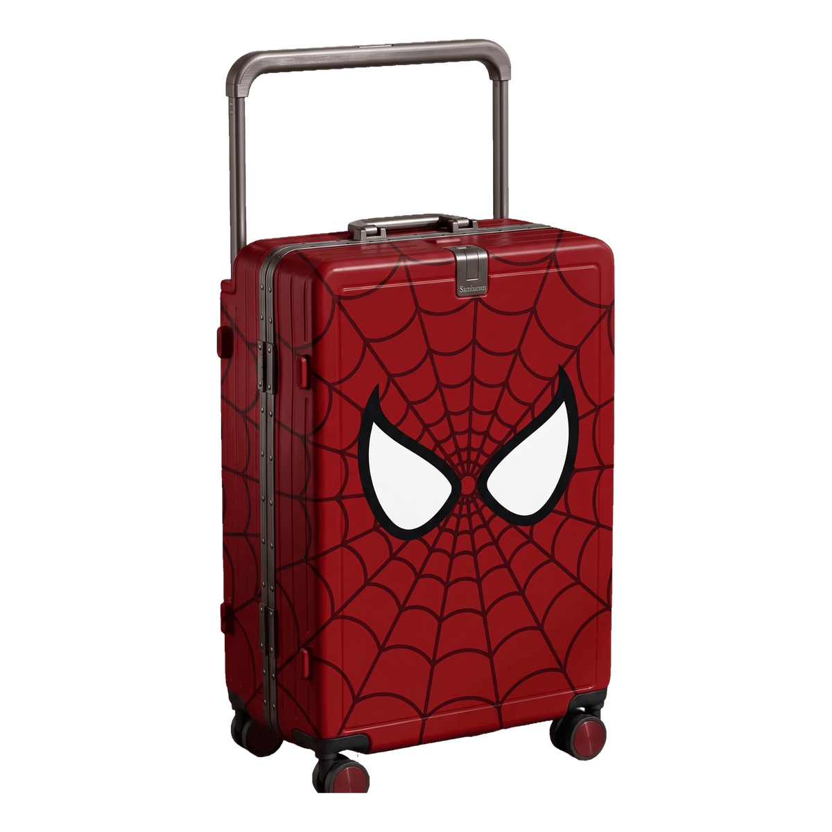 VORLIVA red spider theme aluminum frame luggage